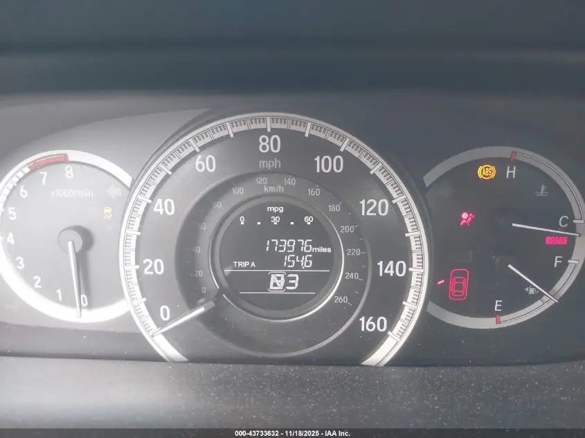 2017 HONDA ACCORD EX