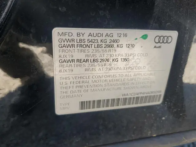 2017 AUDI Q5 PREMIUM