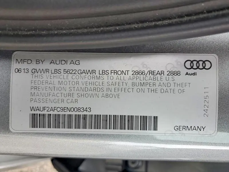 2014 AUDI S6   