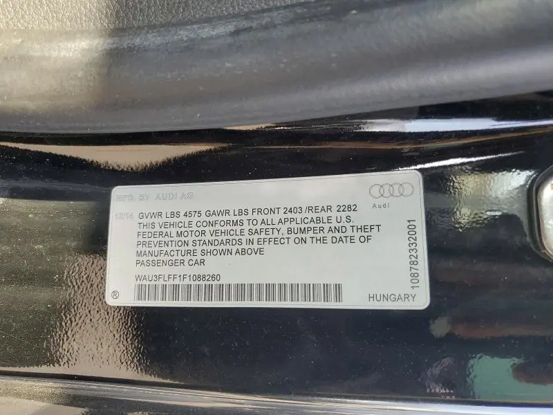 2015 AUDI A3 PREMIUM PLUS  