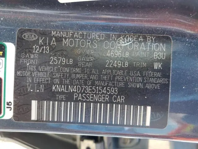 2014 KIA CADENZA PREMIUM  