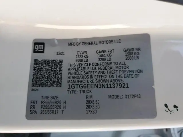 2022 GMC CANYON DENALI  