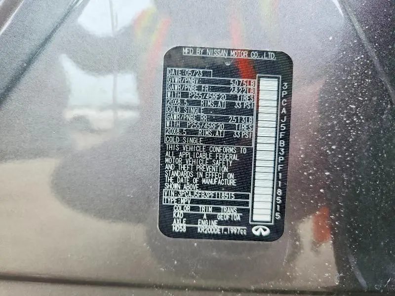 2023 INFINITI QX50 SPORT  