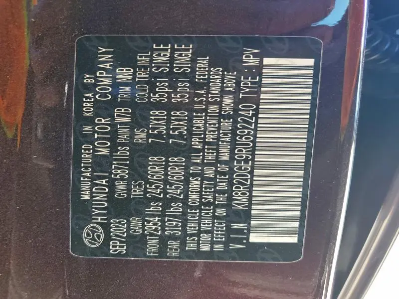 2024 HYUNDAI PALISADE SEL  