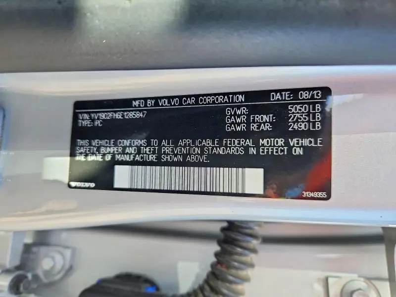 2014 VOLVO S60 T6  