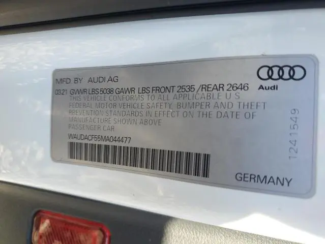 2021 AUDI A5 PREMIUM 45  