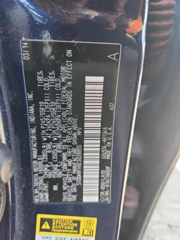 2014 TOYOTA HIGHLANDER LIMITED  