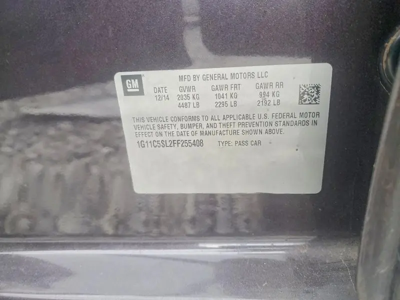 2015 CHEVROLET MALIBU 1LT  