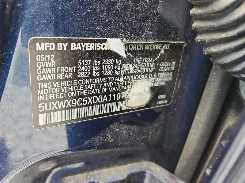 2013 BMW X3 XDRIVE28I  