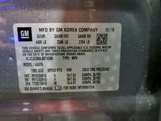 2020 BUICK ENCORE PREFERRED  