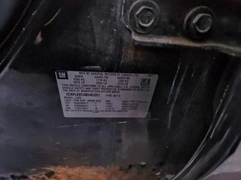 2011 CHEVROLET EQUINOX LT  