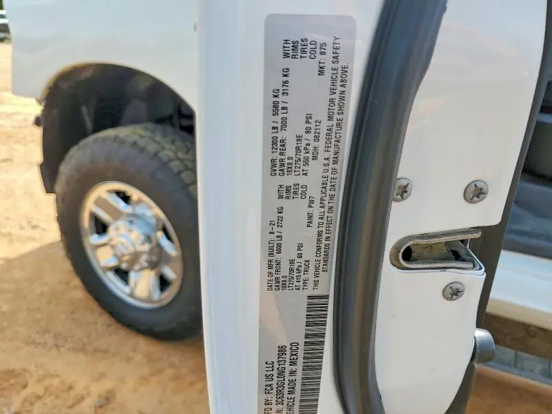 2022 RAM 3500 TRADESMAN  