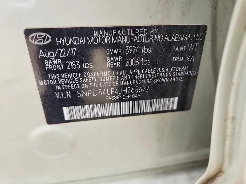 2018 HYUNDAI ELANTRA VALUE EDITION  