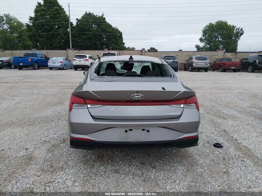 2023 HYUNDAI ELANTRA HYBRID BLUE