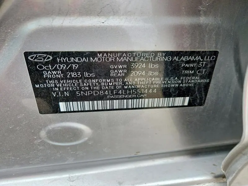 2020 HYUNDAI ELANTRA VALUE EDITION  