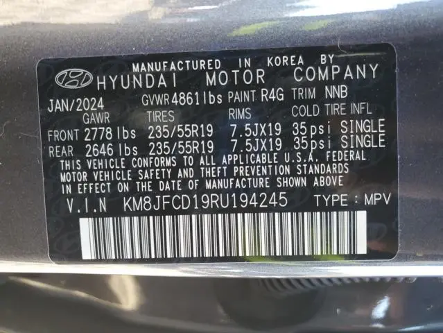 2024 HYUNDAI TUCSON N LINE  