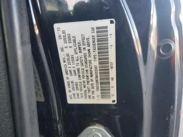 2011 HONDA ACCORD EXL