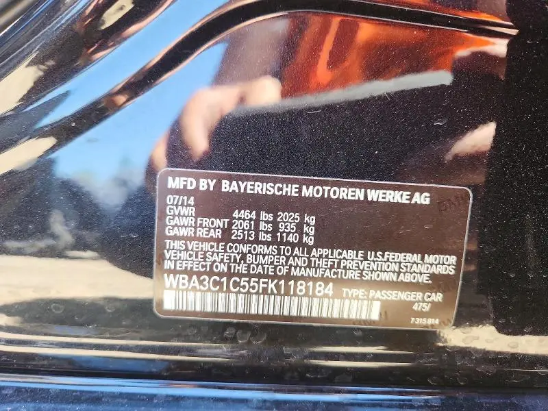 2015 BMW 328 I SULEV  
