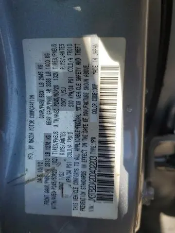 2013 MAZDA CX-9 GRAND TOURING  