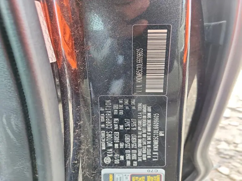 2020 KIA SEDONA LX  