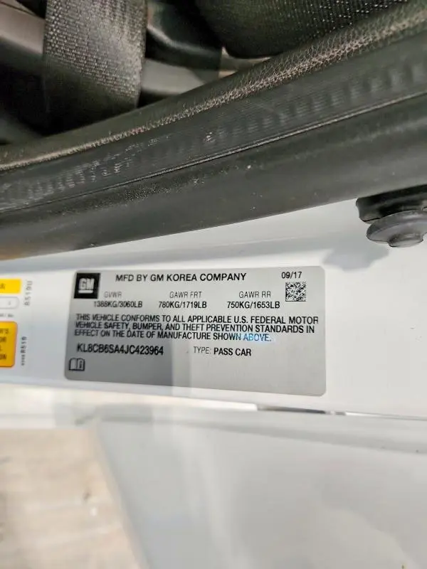 2018 CHEVROLET SPARK LS  