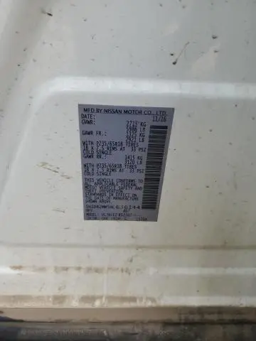 2017 NISSAN PATHFINDER S  