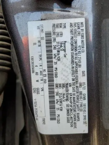 2012 FORD FOCUS SE  
