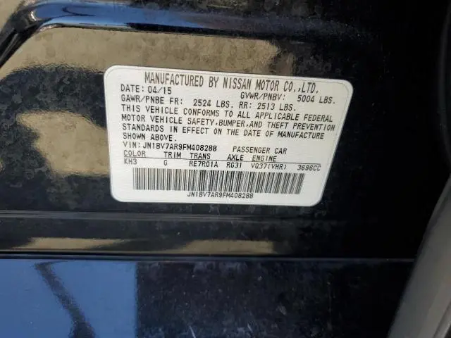 2015 INFINITI Q50 BASE