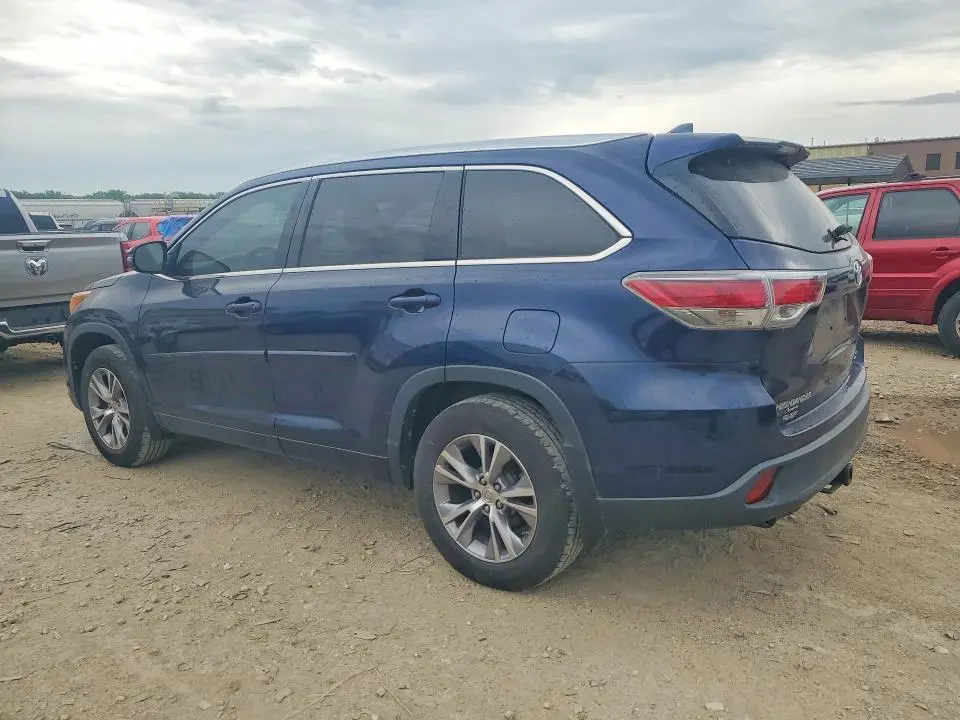 2015 TOYOTA HIGHLANDER XLE  