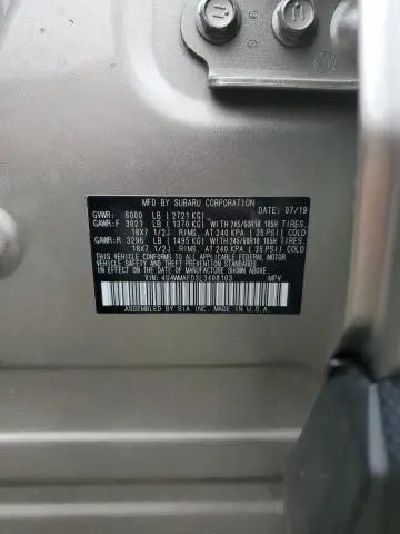 2020 SUBARU ASCENT PREMIUM  