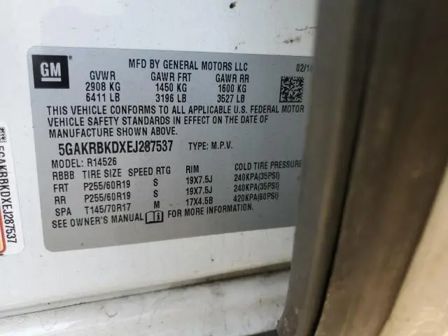 2014 BUICK ENCLAVE 