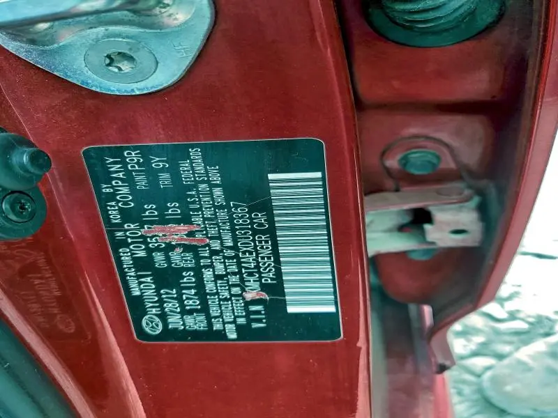 2013 HYUNDAI ACCENT GLS  