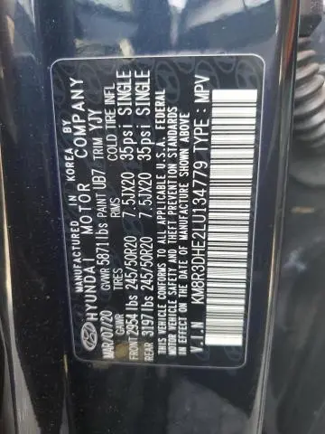 2020 HYUNDAI PALISADE SEL  