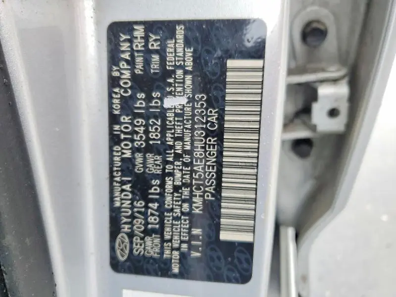 2017 HYUNDAI ACCENT SE  