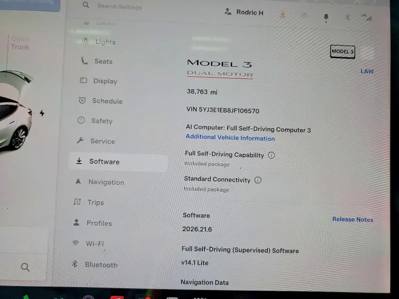 2018 TESLA MODEL 3   