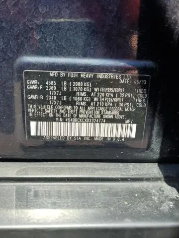 2013 SUBARU OUTBACK 2.5I LIMITED  