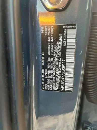 2020 PORSCHE CAYENNE TURBO  