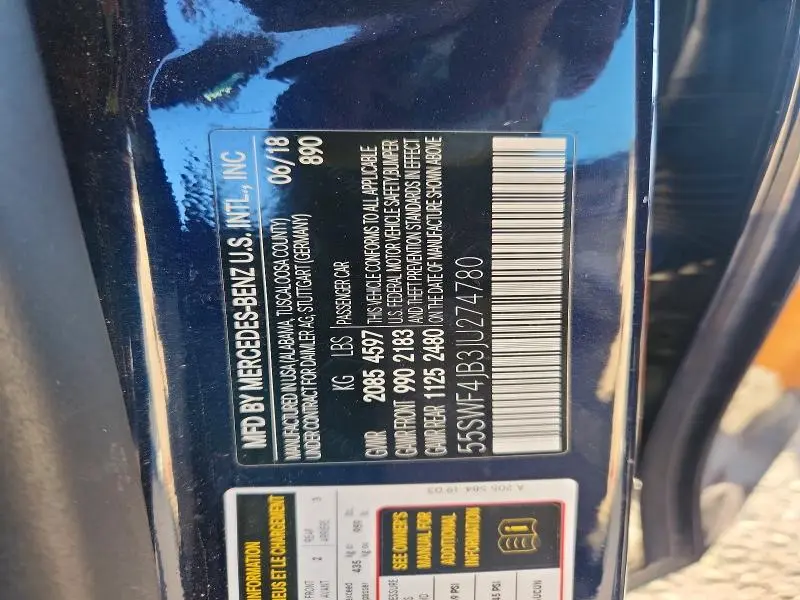 2018 MERCEDES-BENZ C 300  