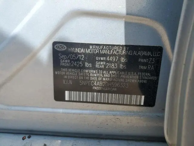 2013 HYUNDAI SONATA SE  