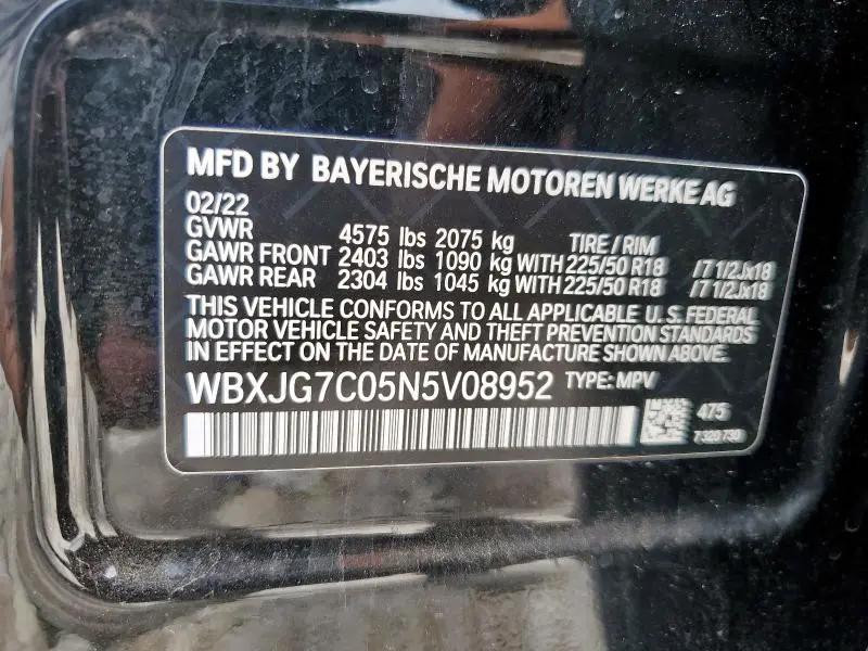 2022 BMW X1 SDRIVE28I  