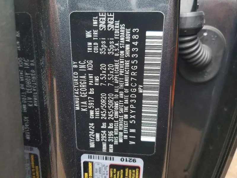 2024 KIA TELLURIDE EX  