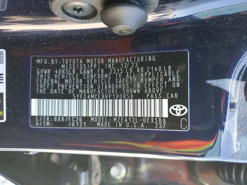 2024 TOYOTA COROLLA SE  