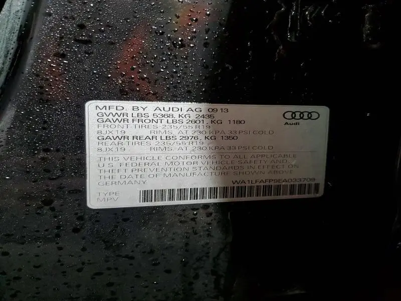 2014 AUDI Q5 PREMIUM PLUS  