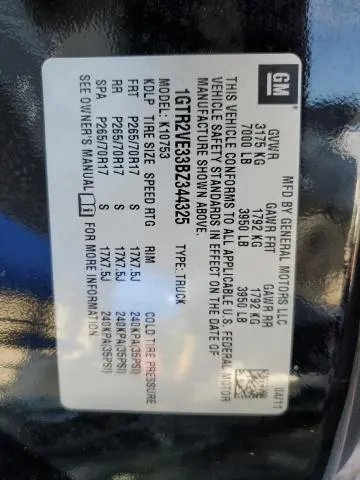 2011 GMC SIERRA K1500 SLE  