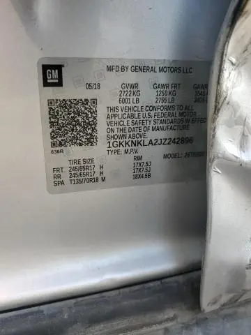 2018 GMC ACADIA SLE  
