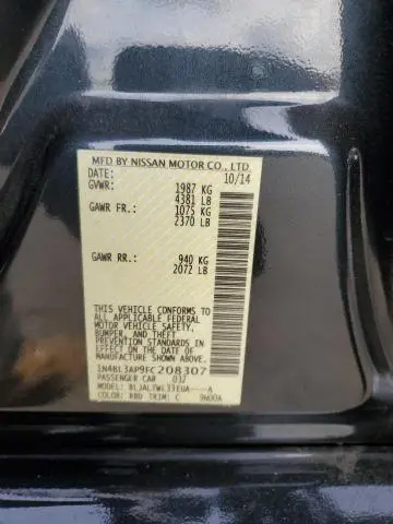 2015 NISSAN ALTIMA 3.5S  