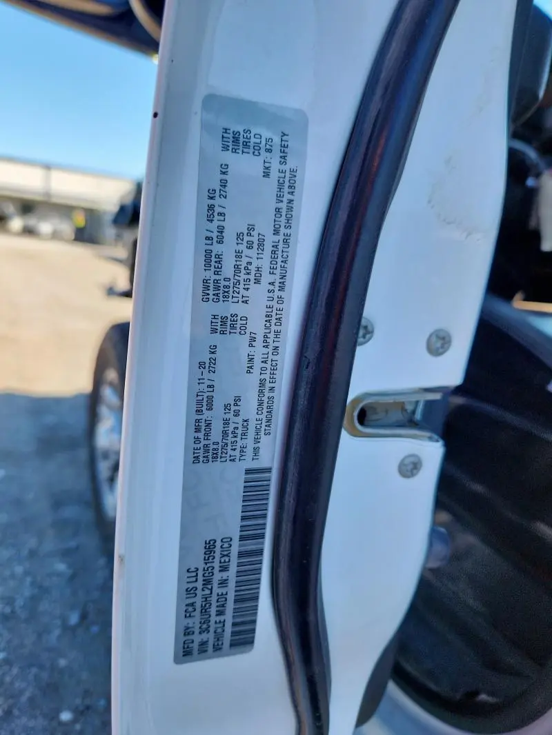 2021 RAM 2500 TRADESMAN  