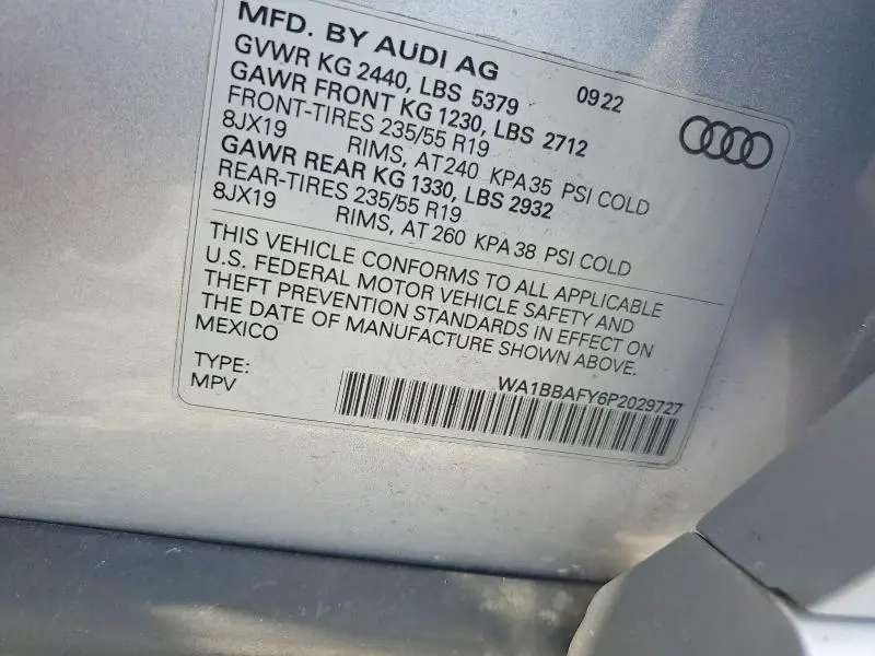 2023 AUDI Q5 PREMIUM PLUS 40  