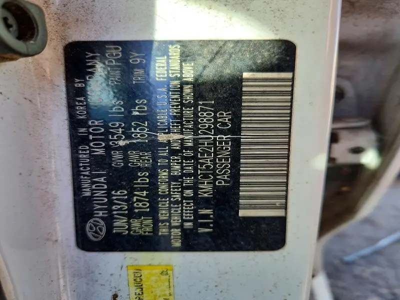 2017 HYUNDAI ACCENT SE  