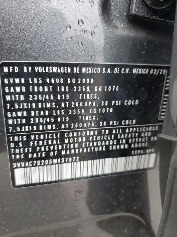 2025 VOLKSWAGEN TAOS SEL  